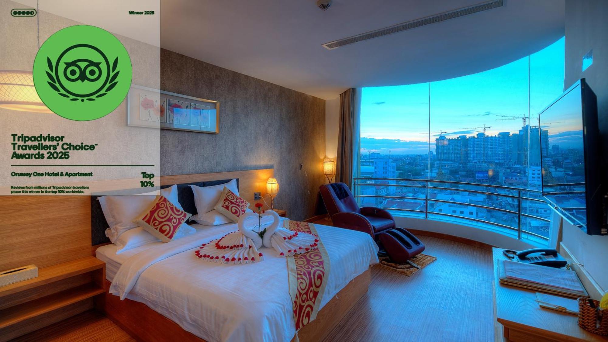 Orussey One Hotel & Apartment Phnom Penh Ngoại thất bức ảnh